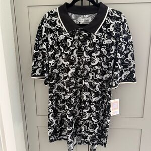 LuLaRoe Bud (Black and White Men's Shirt)